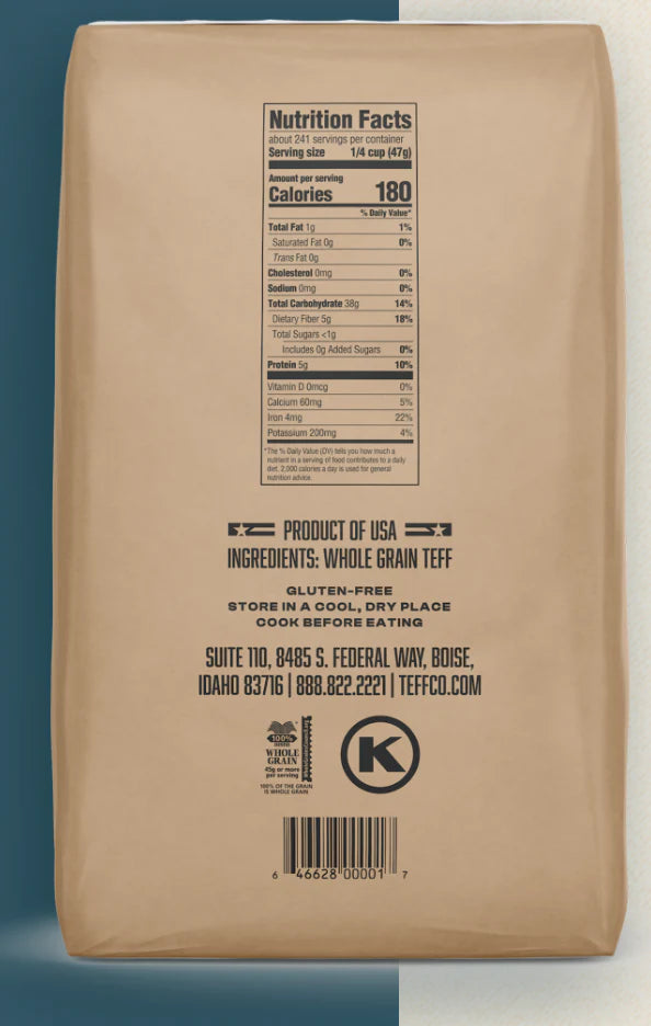 Maskal Teff Flour- (United States) Brown
